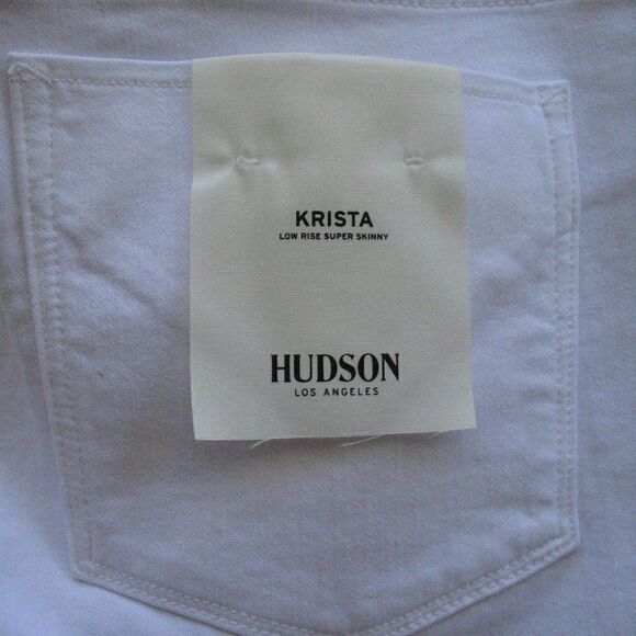 NWT Hudson White Super Skinny Jeans - Picture 8 of 8